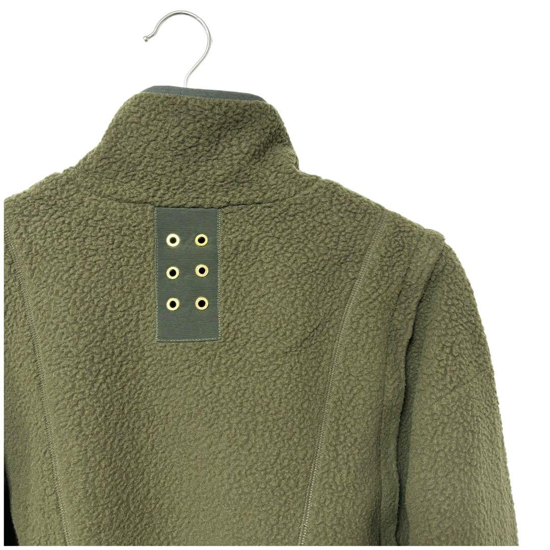 新品 ラッセルノ 2WAY ボアフリース ジャケット グリーン L 5 ベスト