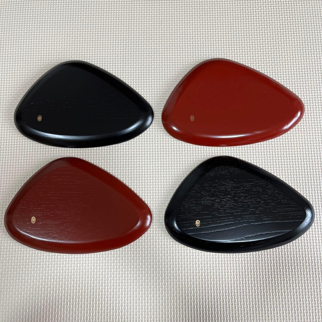 象彦　源氏雲　蛤形菓子盆　黒色朱色2枚1組　2箱