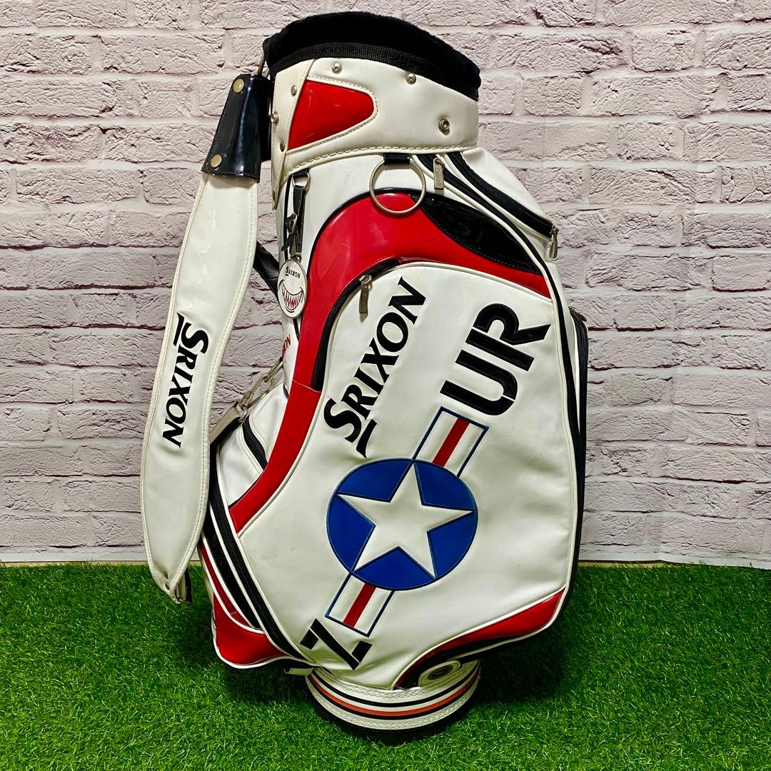 SRIXON スリクソン キャディバッグ ガオモンスター 白 ゴルフ メンズ