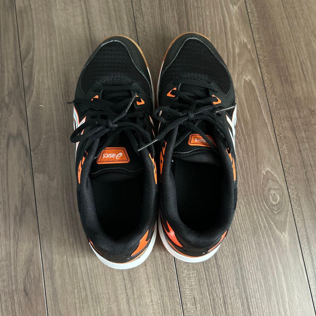 ASICS バレーボールシューズ ブラック/オレンジ♡ほぼ新品♡アシックス