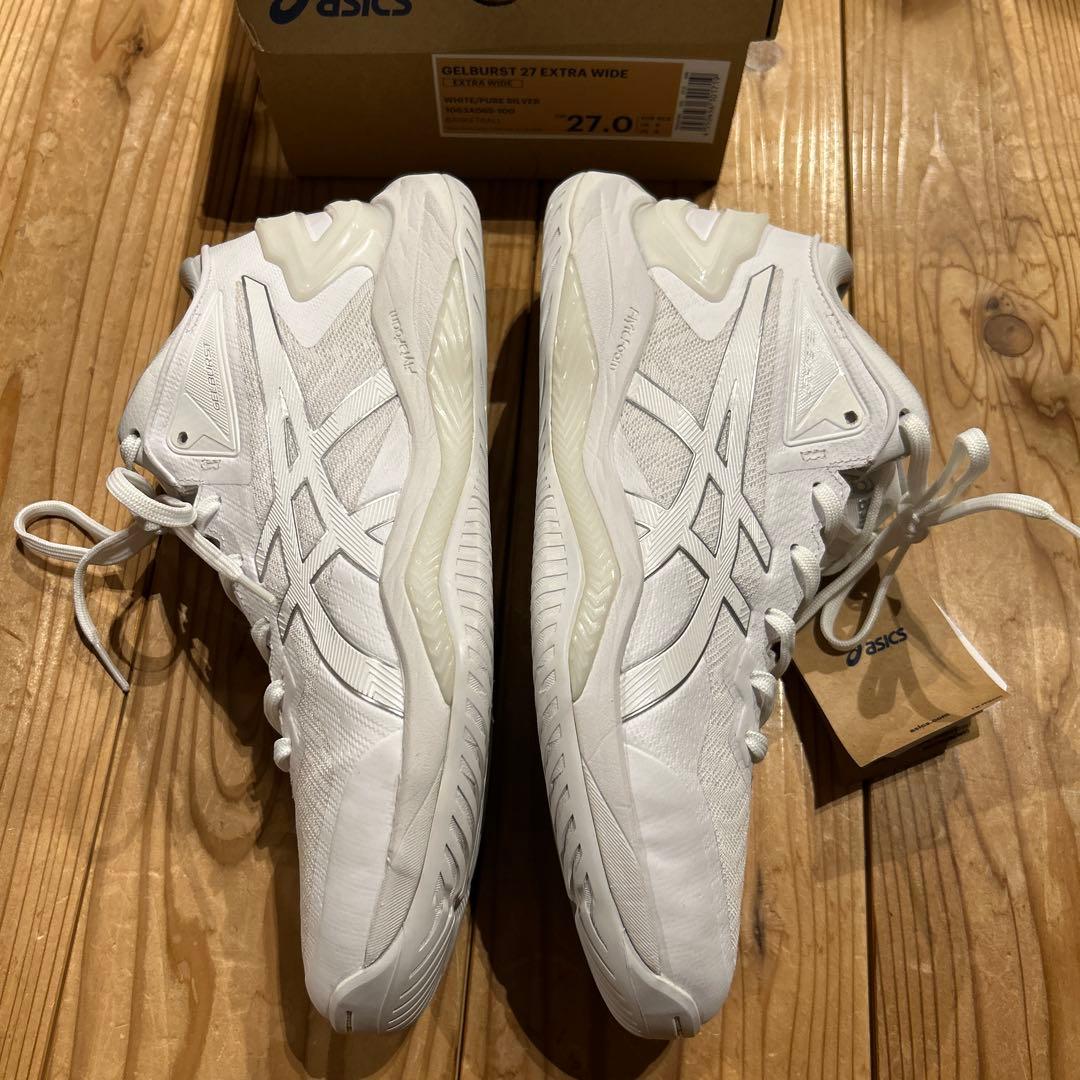 シューズ(男性用) asics GELBURST 27 EXTRA WIDE 27.0cm