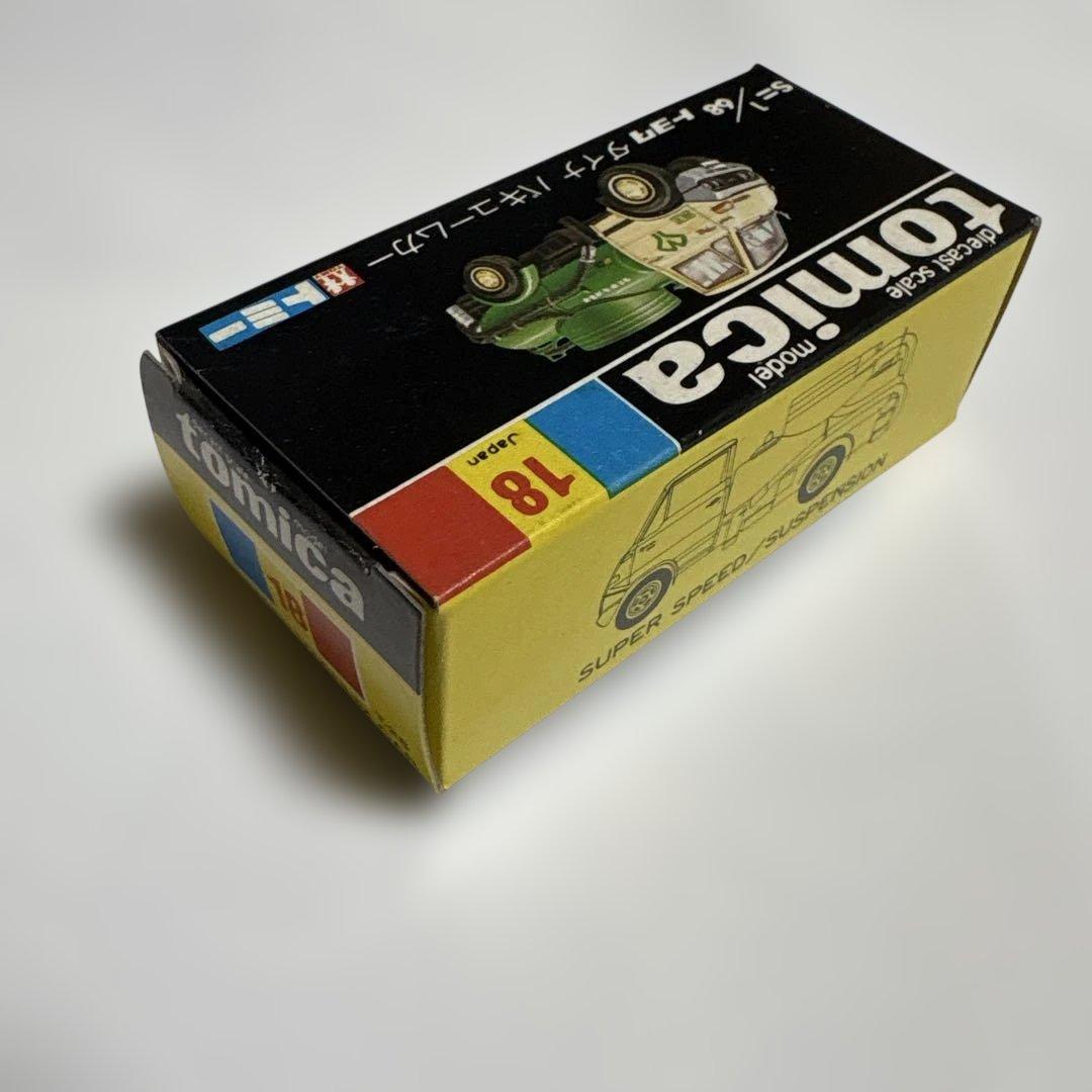 トミカ 黒箱　NO.37 いすゞ エルフ バキュームカー 白 緑