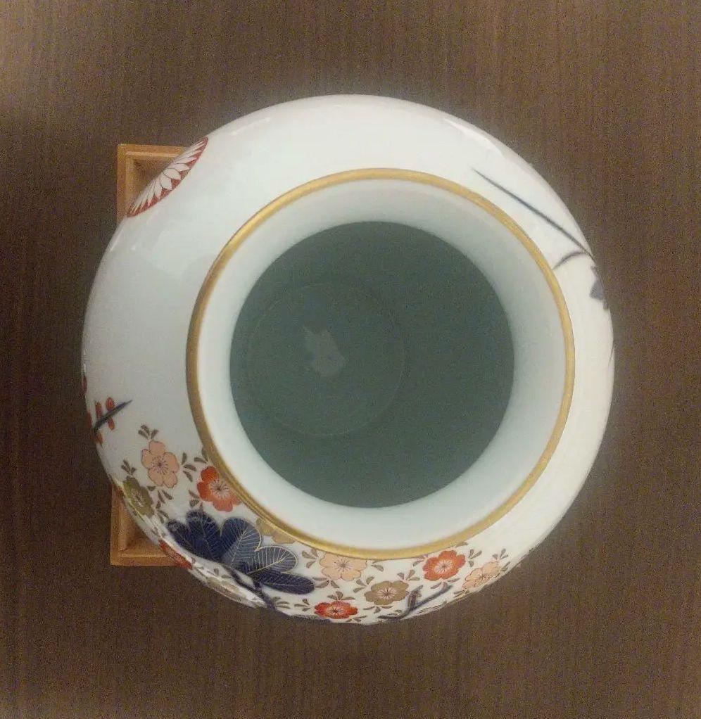 木箱付き 香蘭社 古伊万里四季 花瓶