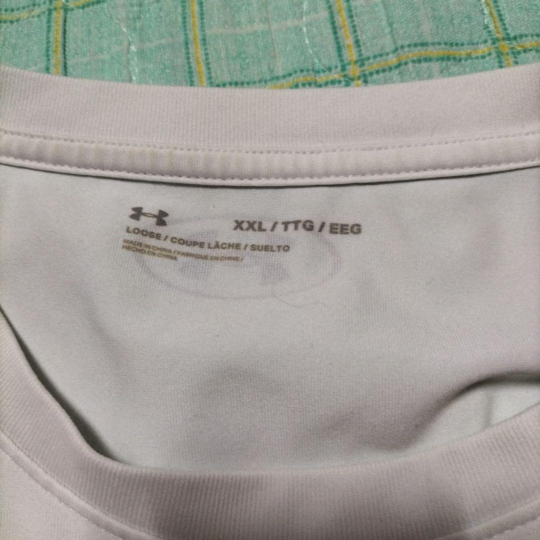Under Armour ノースリーブ アンダーシャツ XXL ホワイト