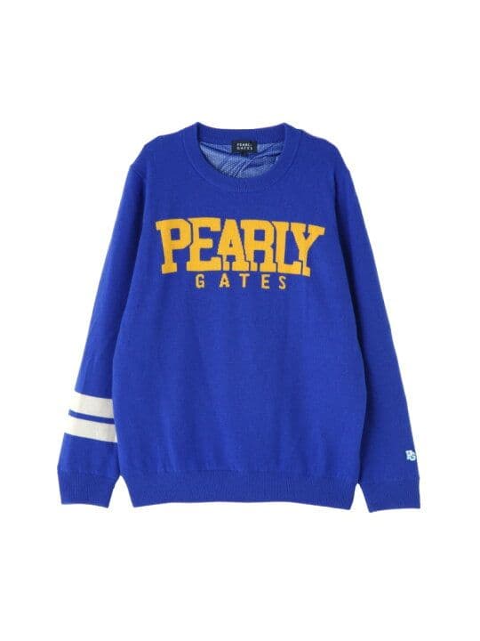 PEARLY GATES カシミヤセーター　竺*DiAPLEX ニット　防風裏地