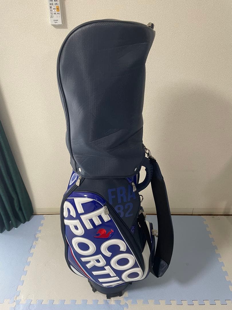 《即日発送可能》キャディバッグ（LE COQ SPORTIF ブルー）