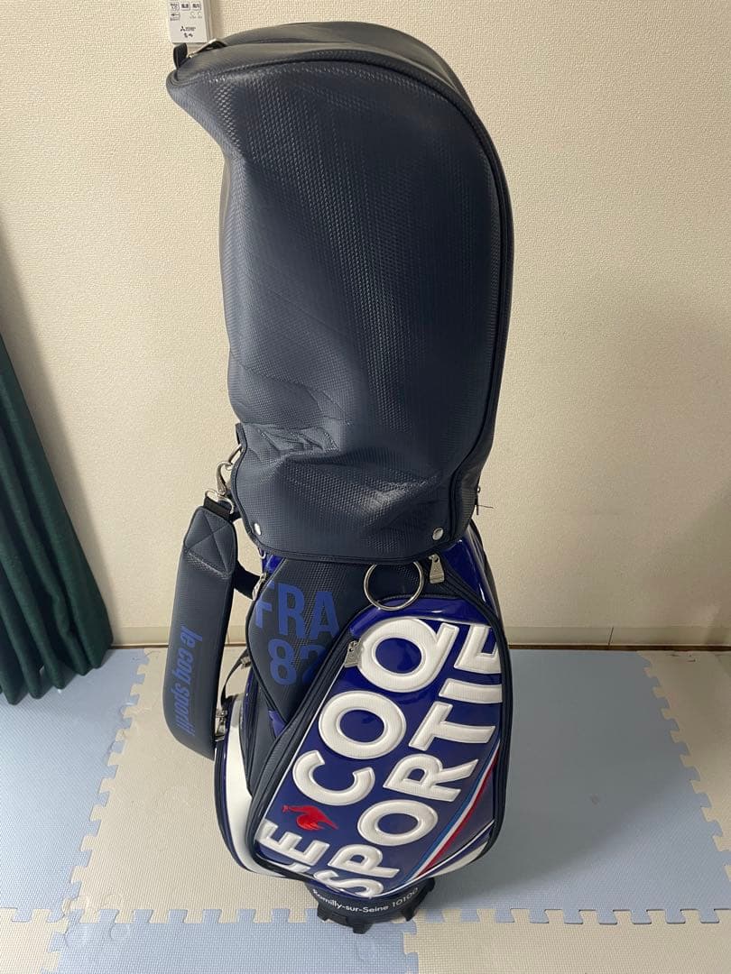 《即日発送可能》キャディバッグ（LE COQ SPORTIF ブルー）