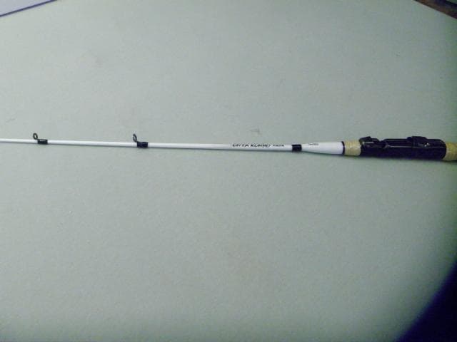 (080)手作りテトラ竿【伊勢エビ釣りなど】(全長120cm)【負荷重り20号)