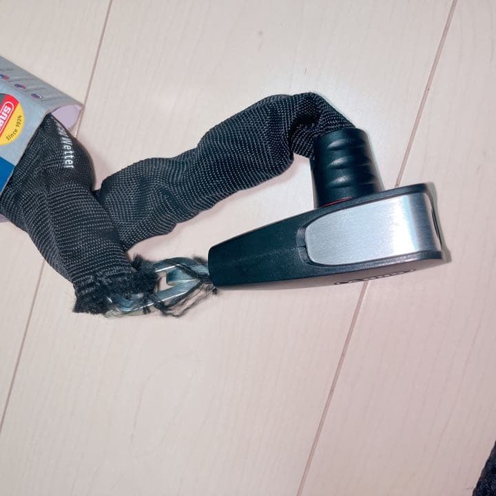 ABUS(アブス)自転車 鍵 ロードバイク鍵 高強度スクエアチェーン 110cm