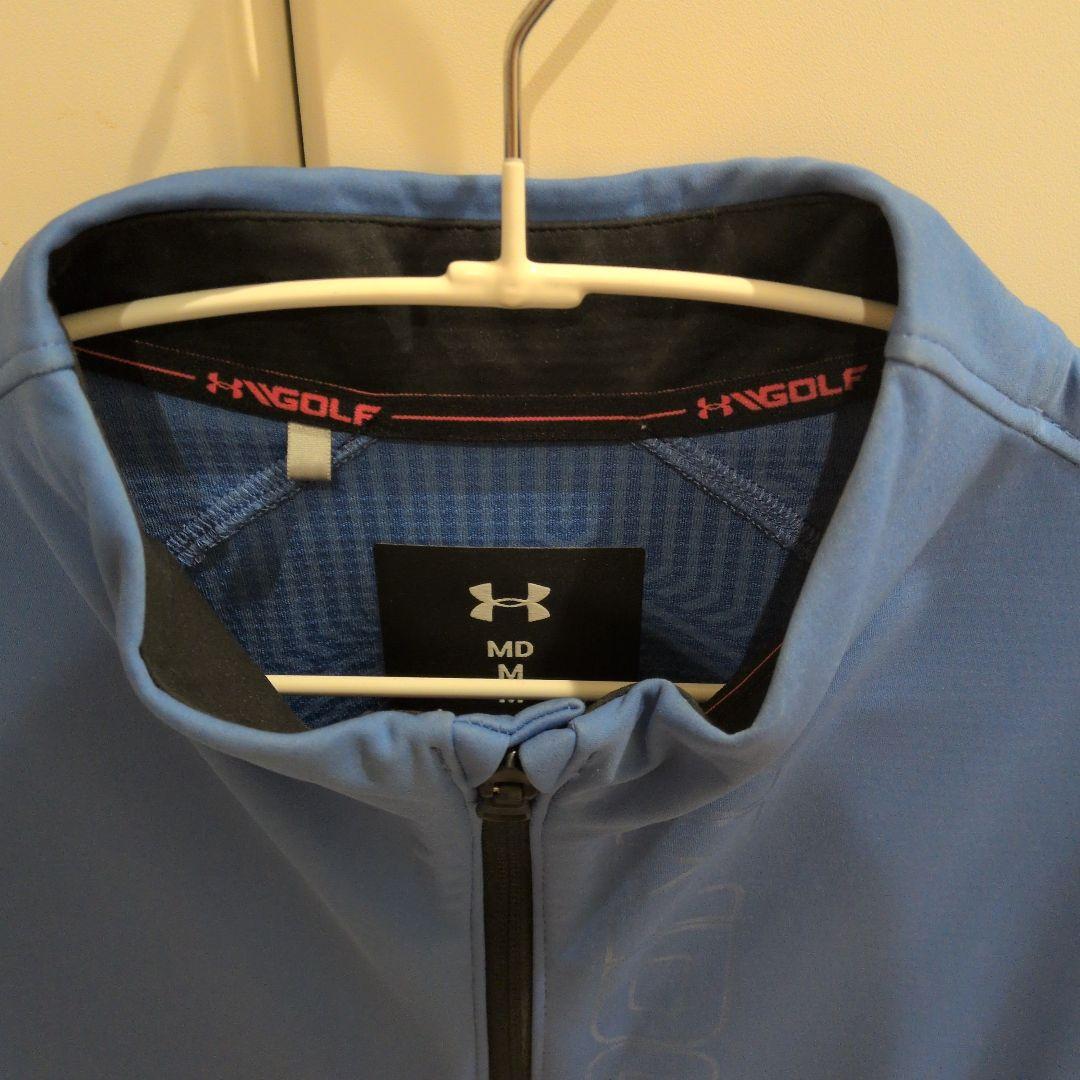 Under Armour ゴルフジャケット Mサイズ ブルー/ブラック