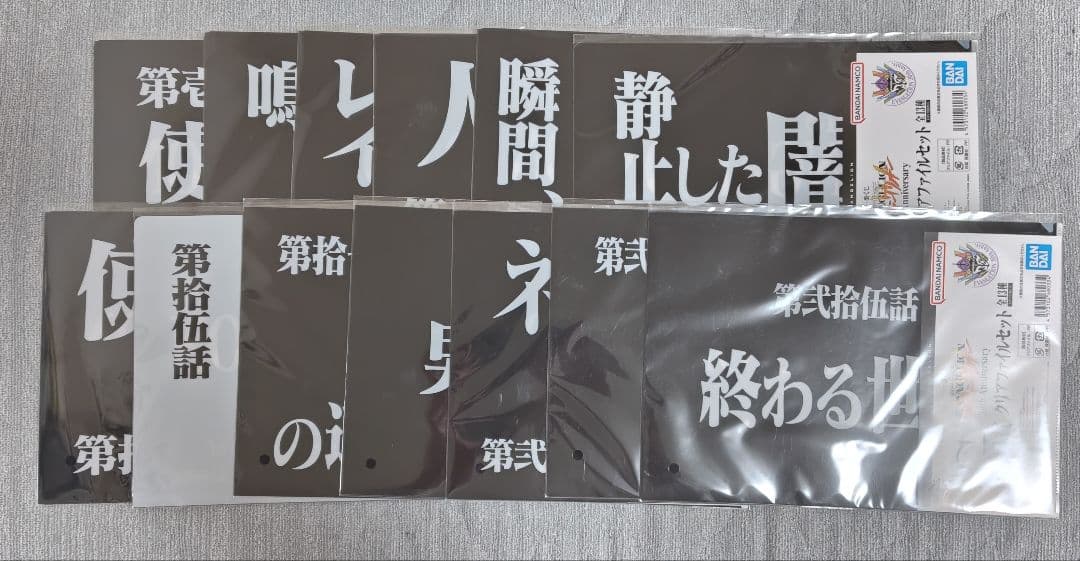 一番くじ 新世紀エヴァンゲリオン 30th クリアファイル 13種コンプリート