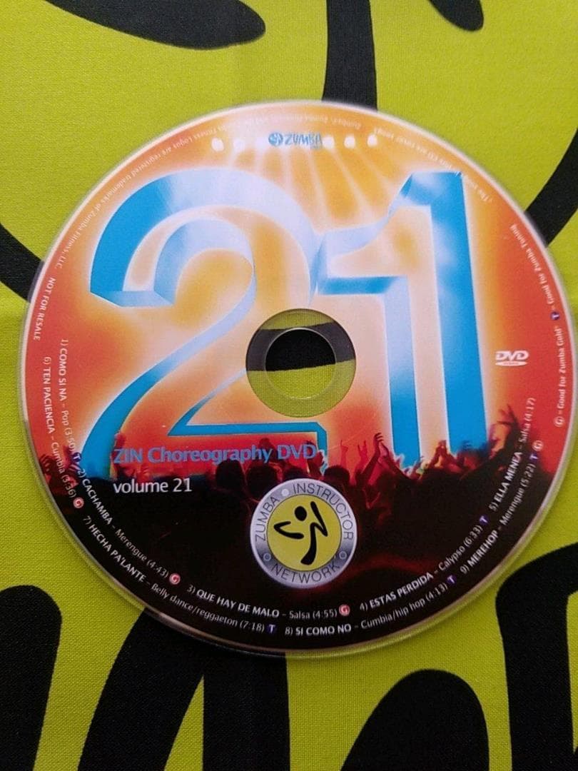 ZUMBA　ズンバ　ZIN21　CD＆DVD　超希少！　インストラクター専用