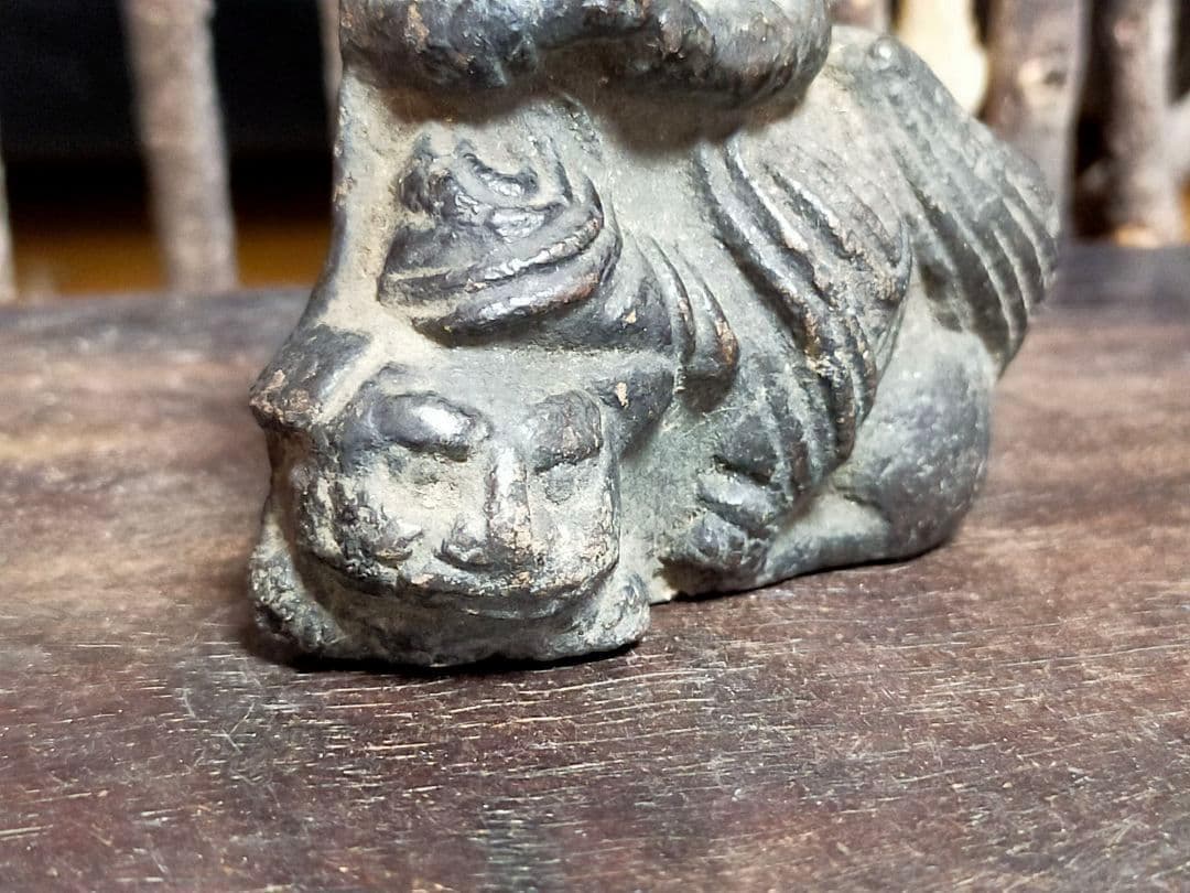 ♥とても古い♥　小さな　陶製　仏像　仏壇　仏具　骨董　古玩