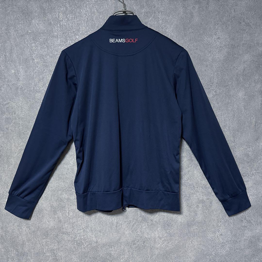 BEAMS GOLF ビームスゴルフ 薄手 ジップ ジャケット ネイビー M