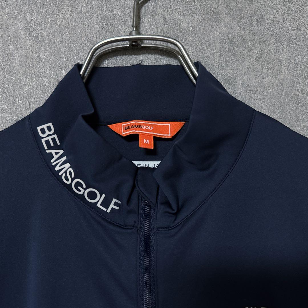 BEAMS GOLF ビームスゴルフ 薄手 ジップ ジャケット ネイビー M
