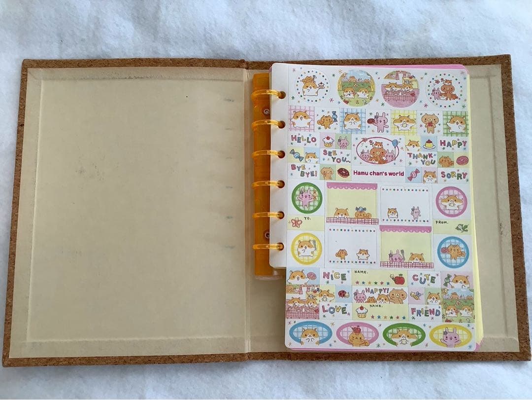 ハムちゃん コルク 平成 プロフィール帳 当時物 レア
