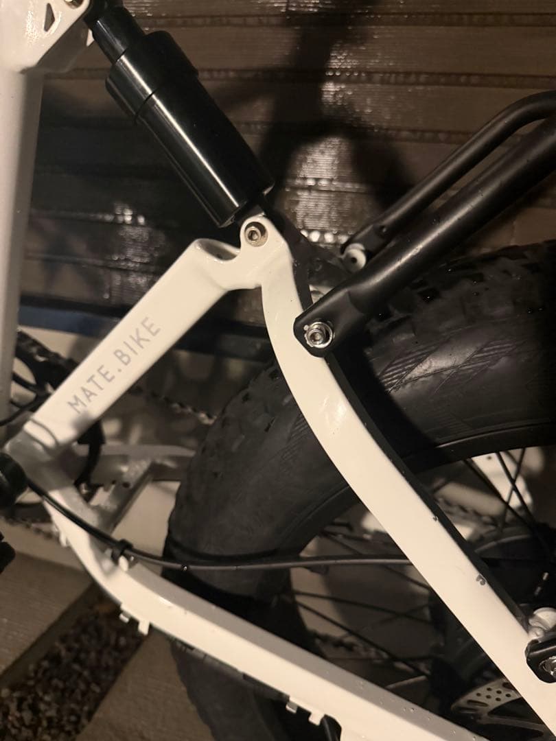 美品MATE BIKE MATE X Eバイク　メイトバイクアイスホワイト