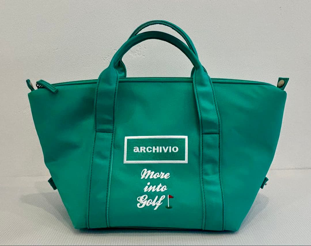 ★　推薦新品ARCHIVIO　アルチビオ保冷トートバッグ緑　GOLFカートバッグ