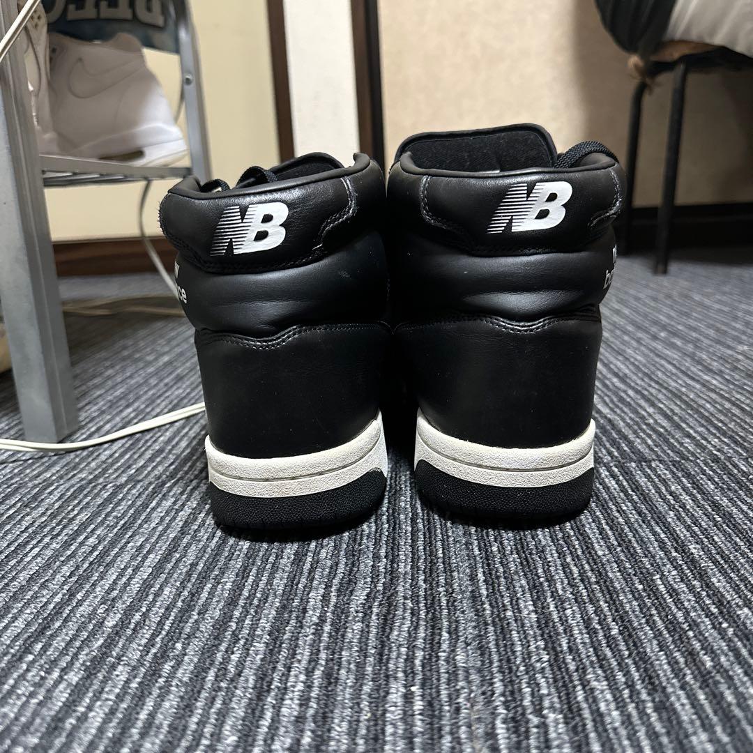 New Balance 480 ブラック ハイカットスニーカー