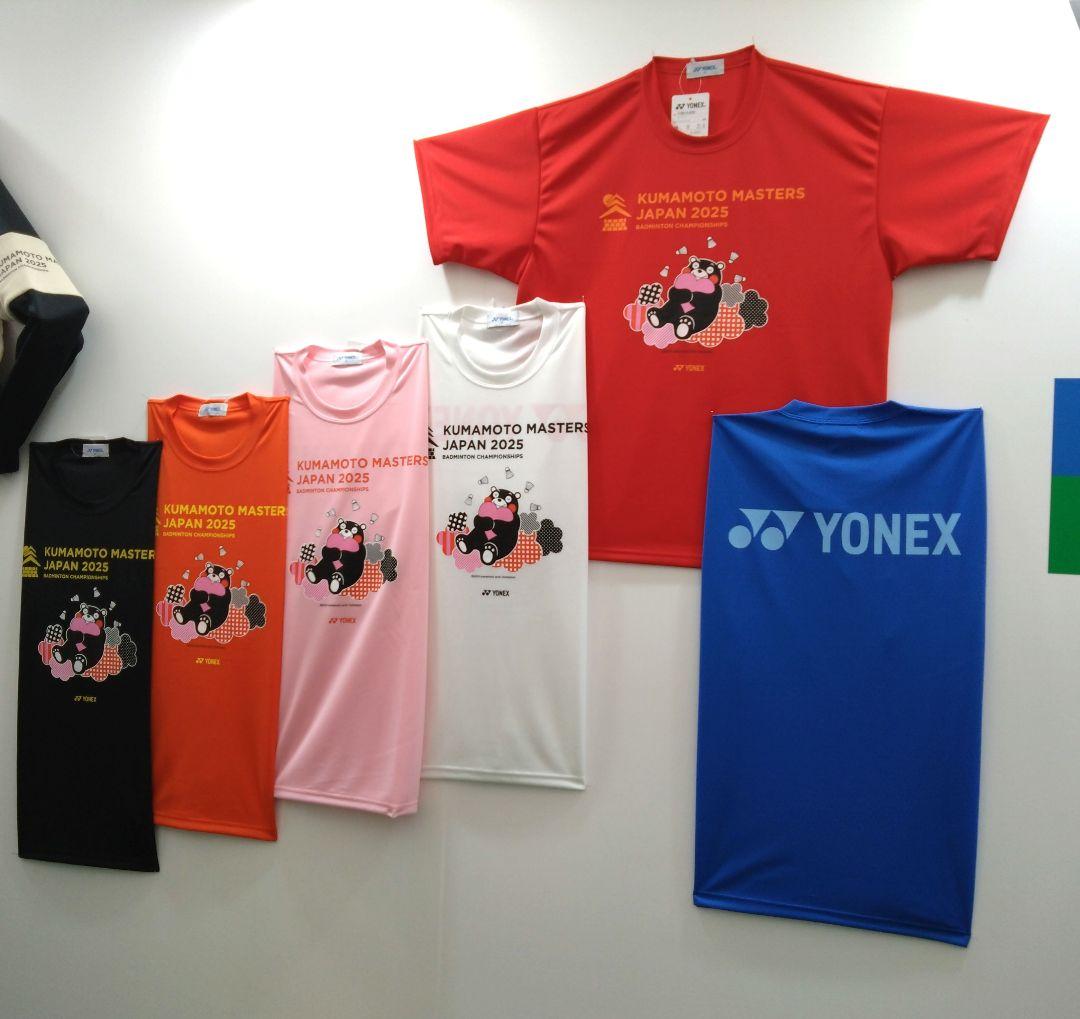 YONEXヨネックス,2025熊本マスターズ くまモンTシャツ