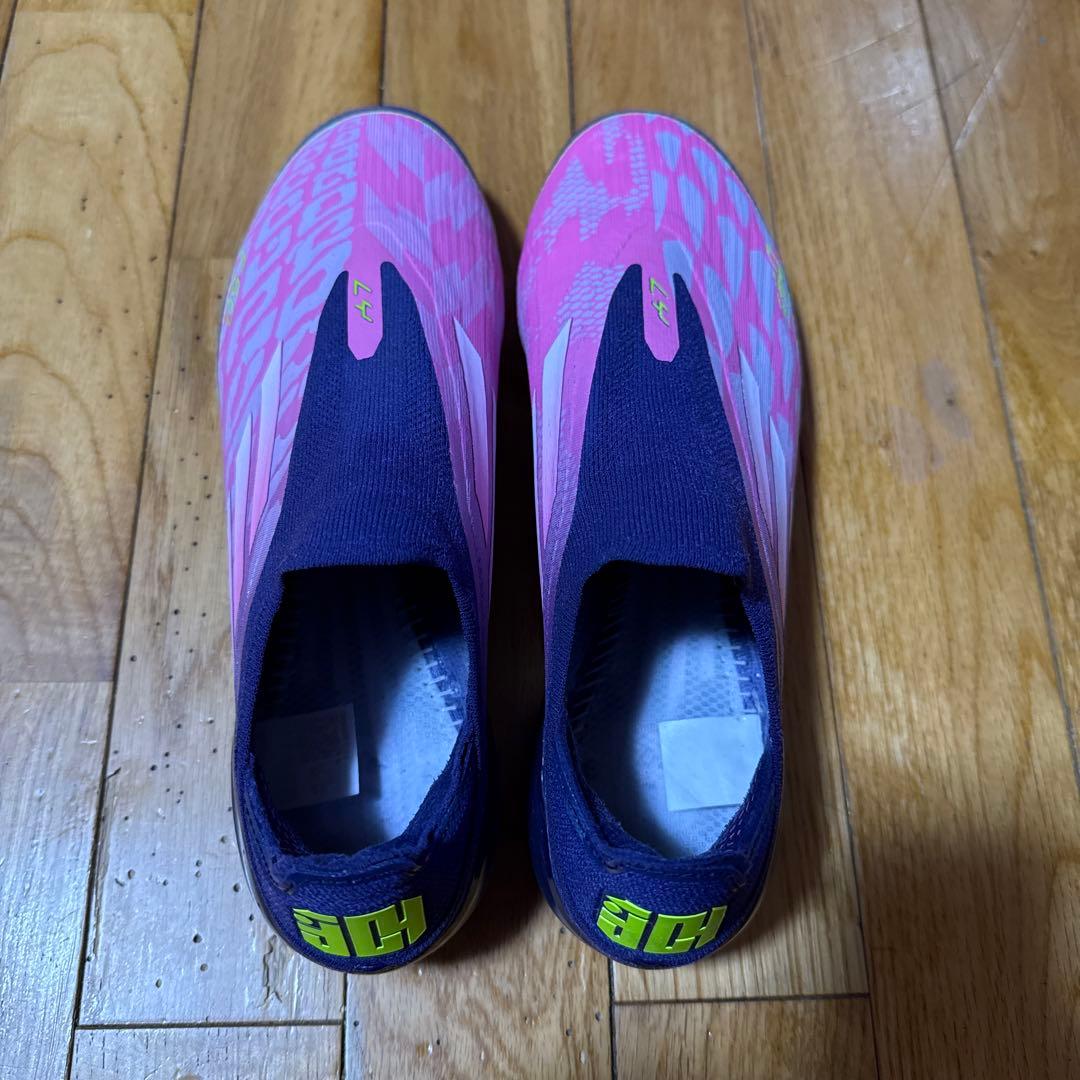 F50ヤマルモデルFG サッカーシューズ ピンク/ネイビー