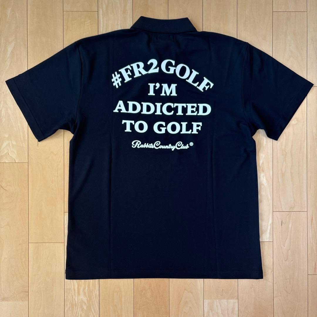 【新品未使用】#FR2GOLF メンズ　半袖ポロシャツ　ゴルフウェア　Ｌ
