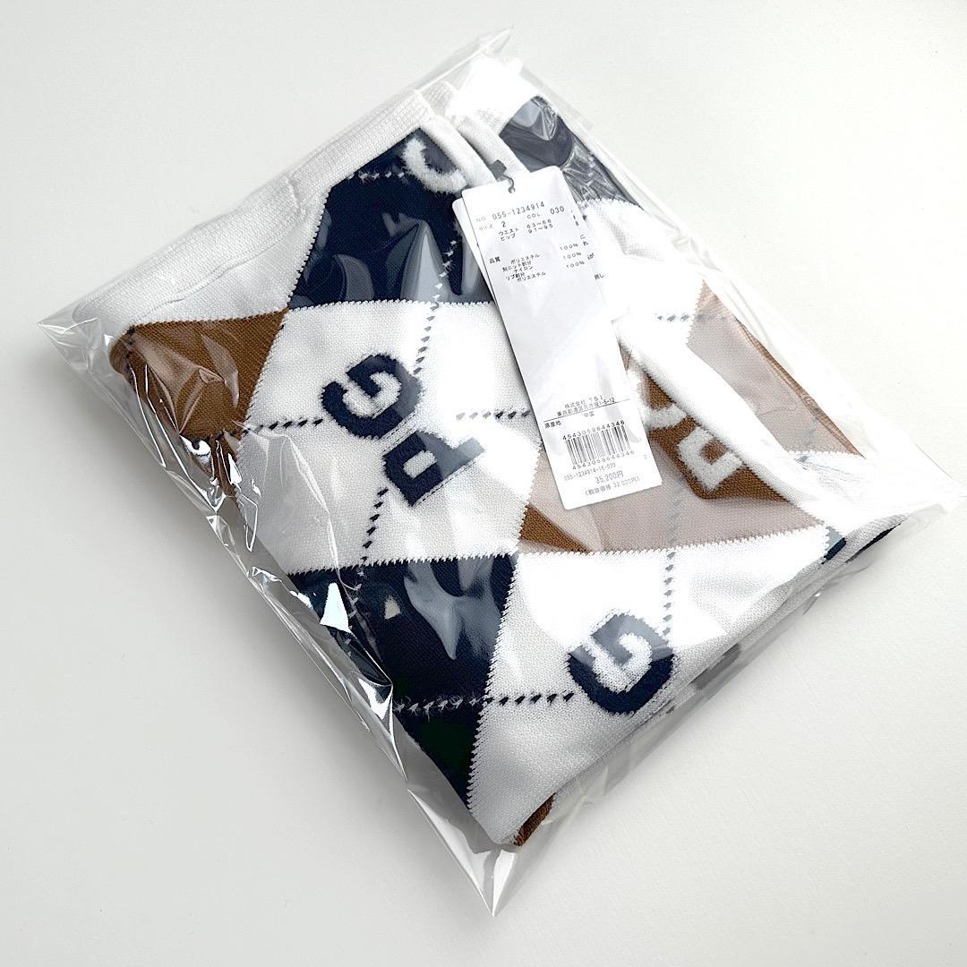 ㉟正規品 パーリーゲイツ 定価35,200円 ニットスカート 0