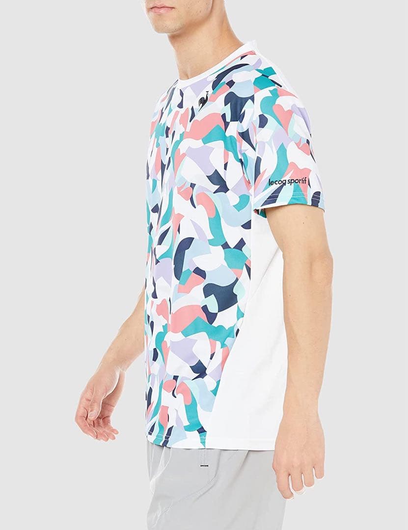 ルコックスポルティフ テニスウェア 半袖Tシャツ QTMVJA00 メンズL新品