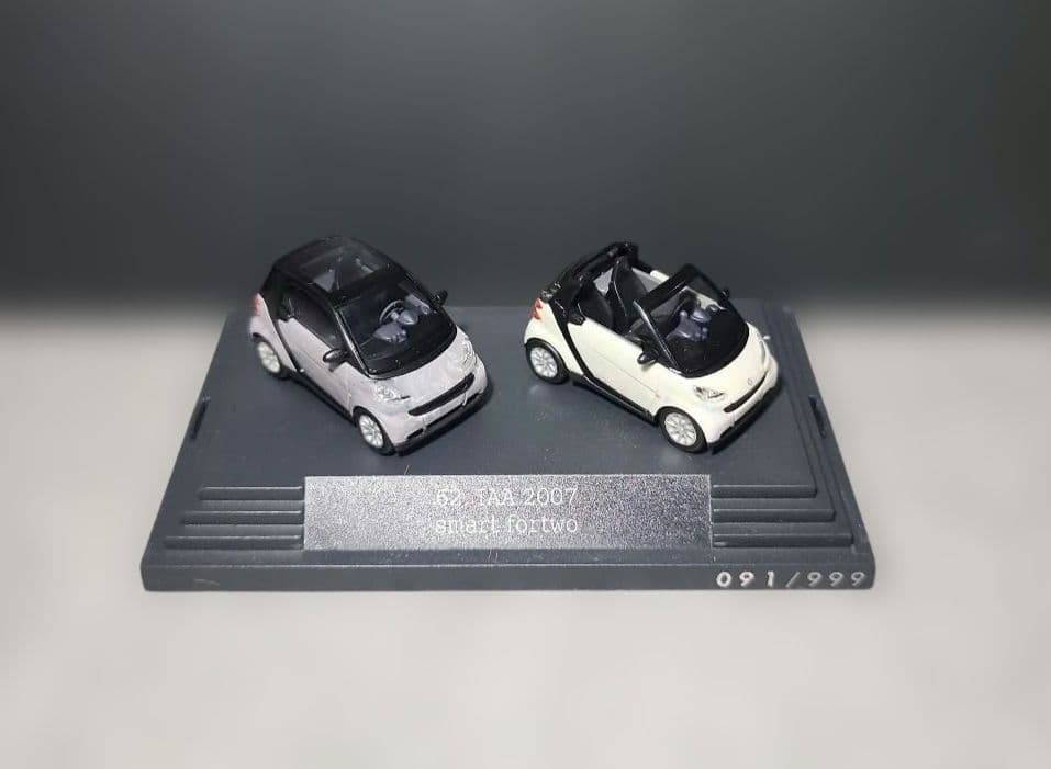 ブッシュ　スマート　ディスプレイモデル 1/87スケール　３個セット
