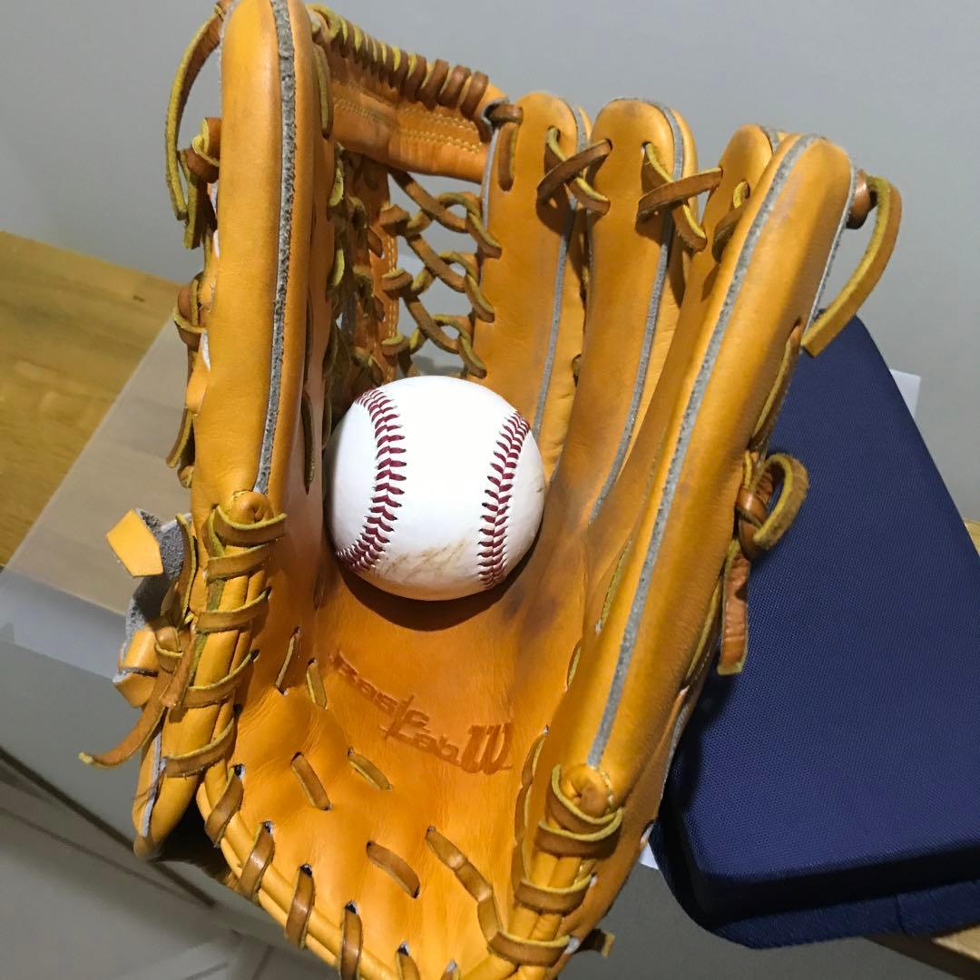 ウィルソン 軟式野球 小指部分2本入れタイプ 外野手用グローブ