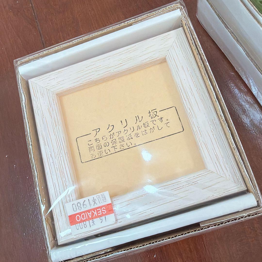 アイナ 豆色紙 額縁 3色×2個 計6個セット!!!