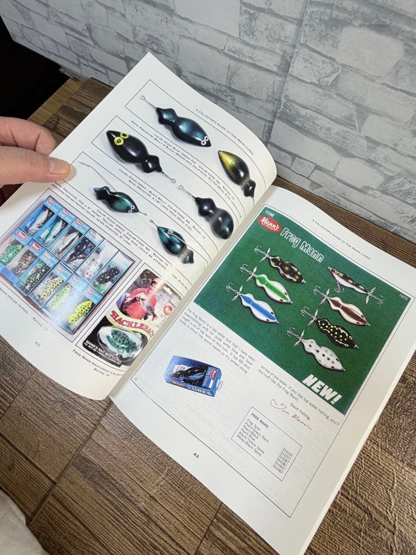 オールド洋書Mammsマンズlure &takle新品未使用