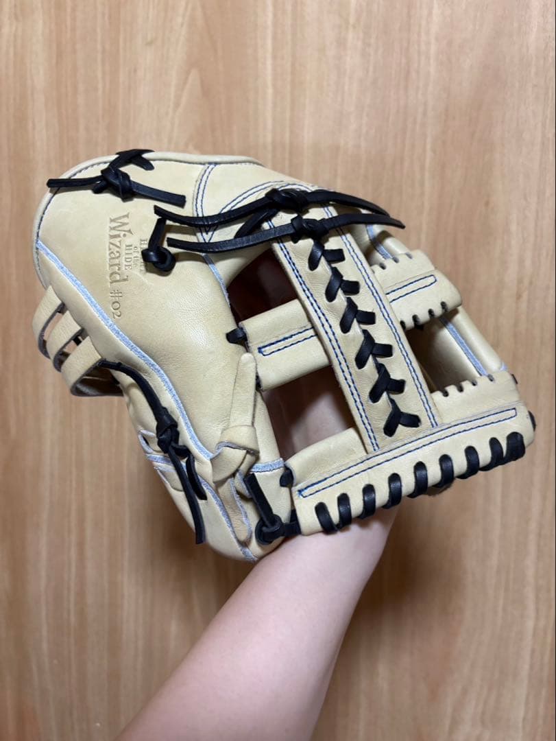 ローリングス ウィザード♯02軟式用 内野手 右投げ用　　 グローブ　キャメル