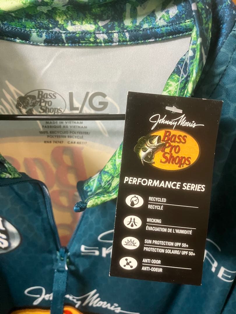 希少 BASS PRO SHOPS フィッシングシャツ L グリーン