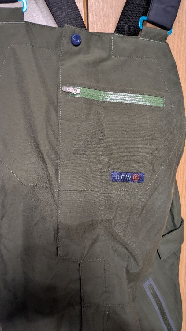 スノーボード REW KAMIKAZE BIB PANTS 15 ARMY GORE-TEX