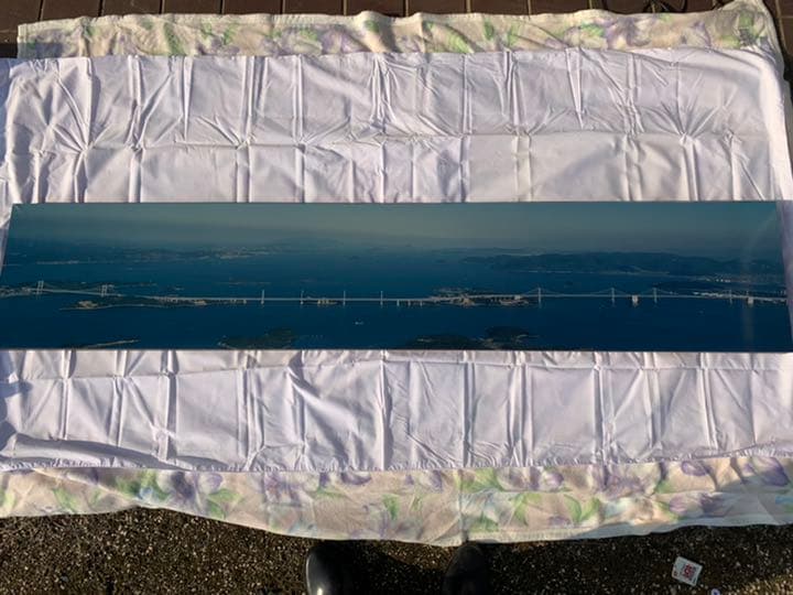 瀬戸大橋　掛け　写真　1メートル80センチ