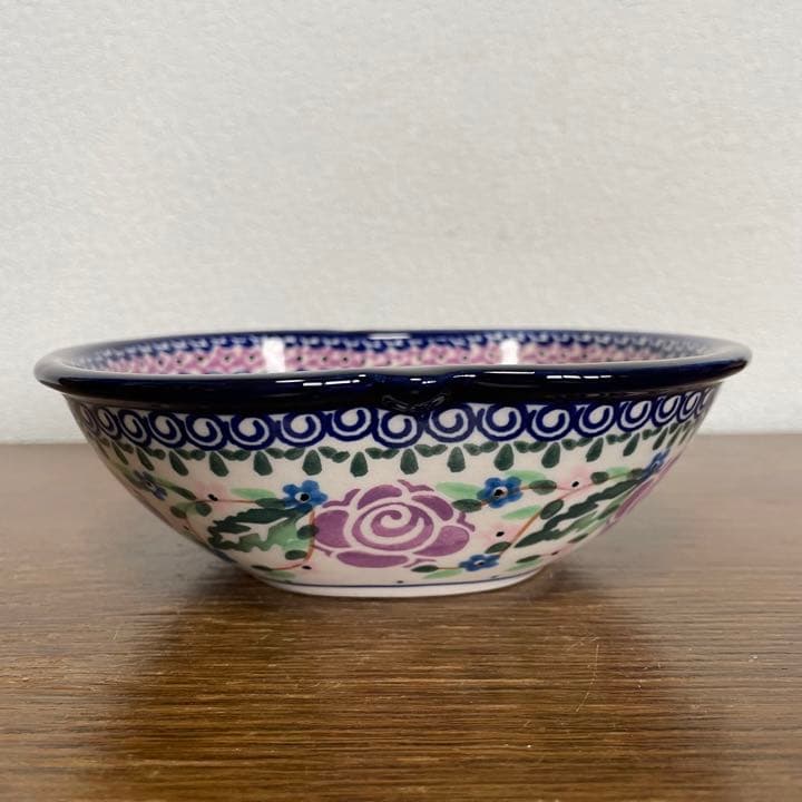 ポーリッシュポタリー　新品　りんご型ボウル