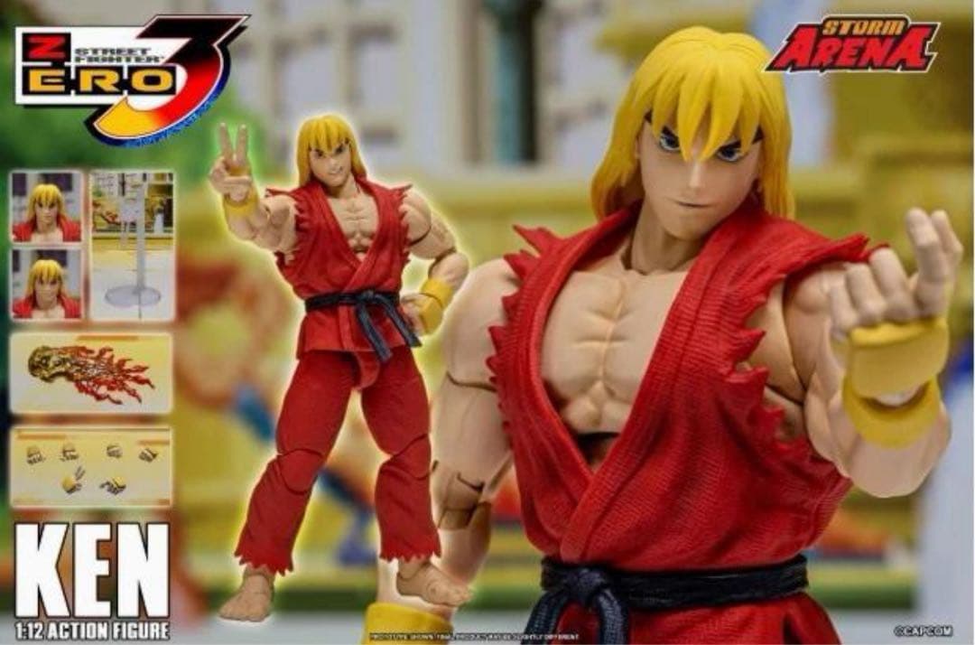 ストリートファイターアルファ3 ストームアリーナ ケン 1/12スケール　未開封