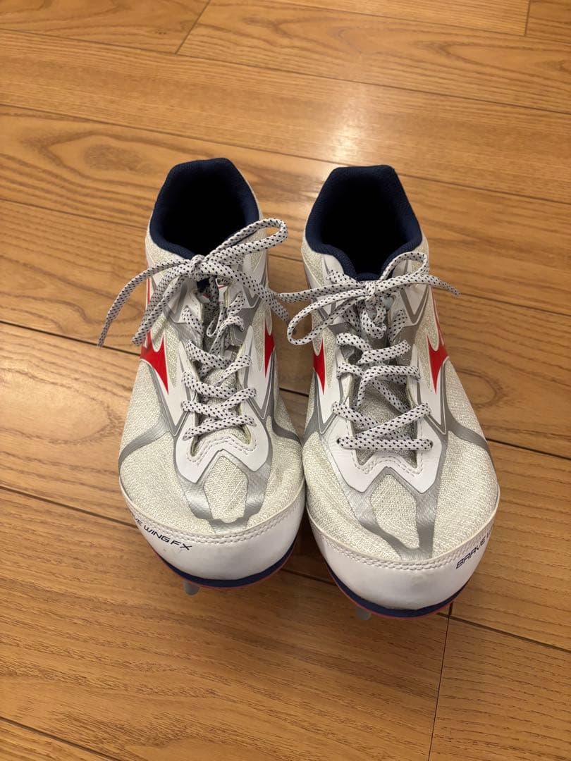 Mizuno スパイクシューズ ホワイト/レッド