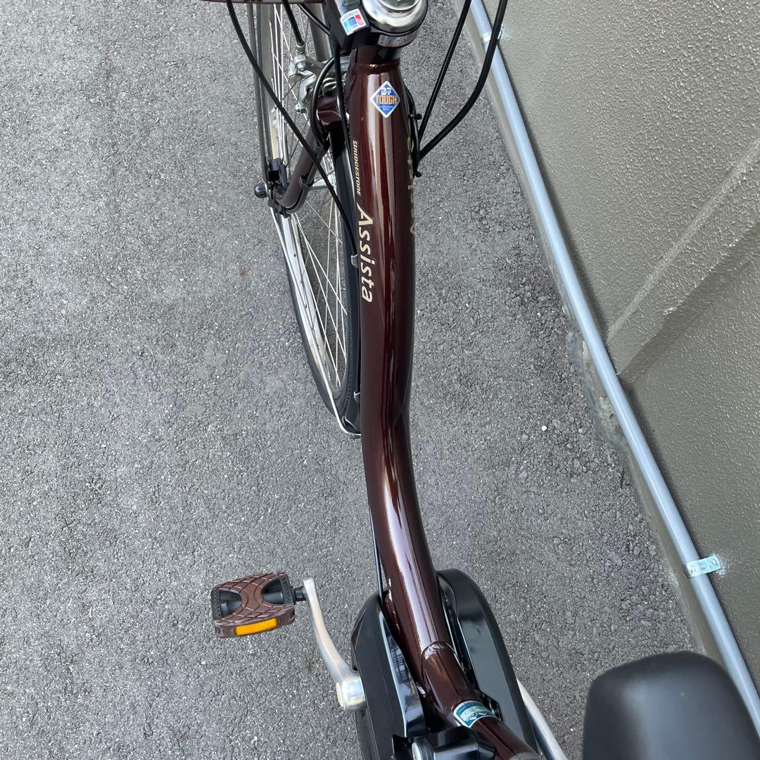 ブリヂストン電動アシスト自転車26インチブラウン