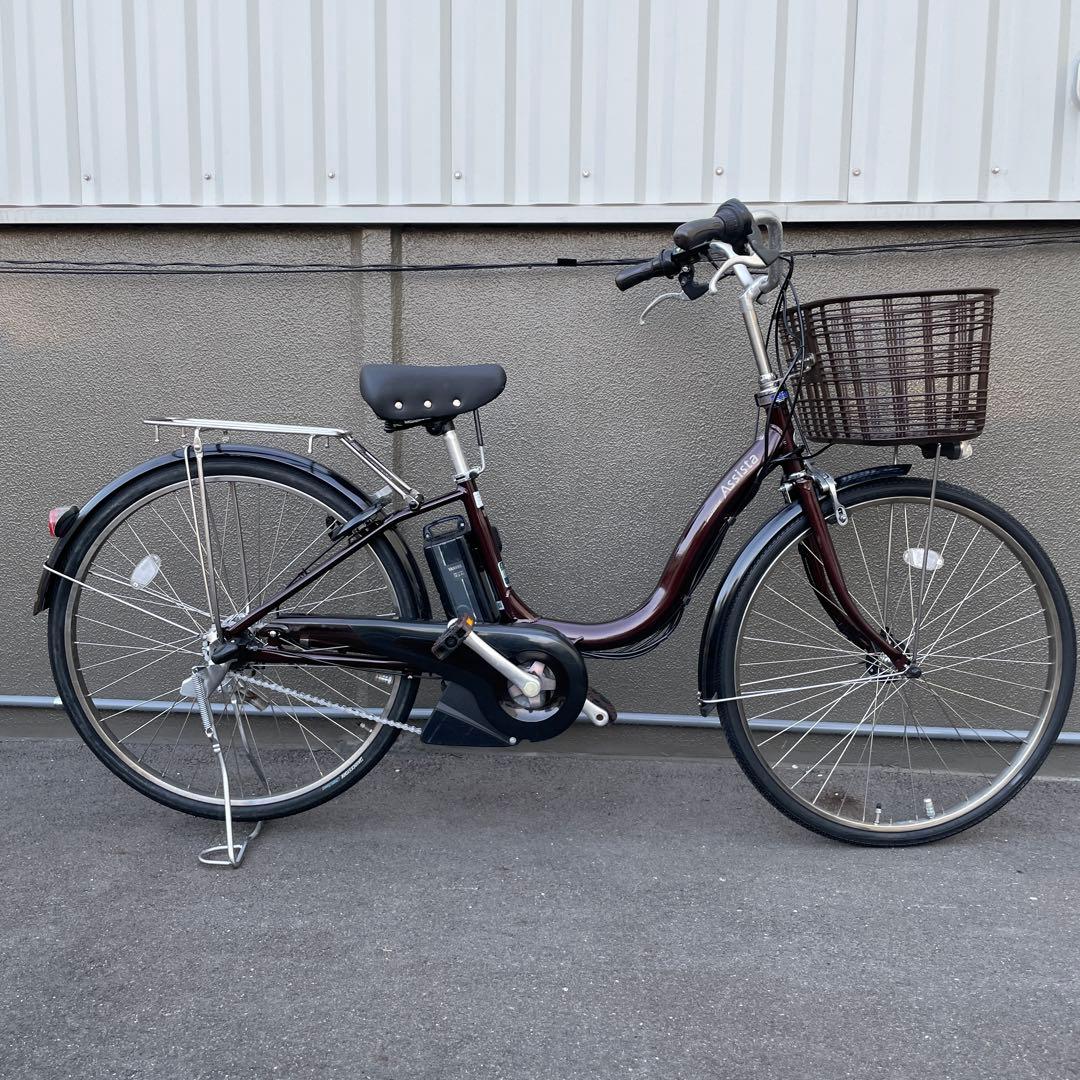 ブリヂストン電動アシスト自転車26インチブラウン