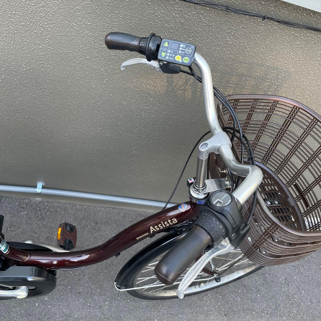ブリヂストン電動アシスト自転車26インチブラウン