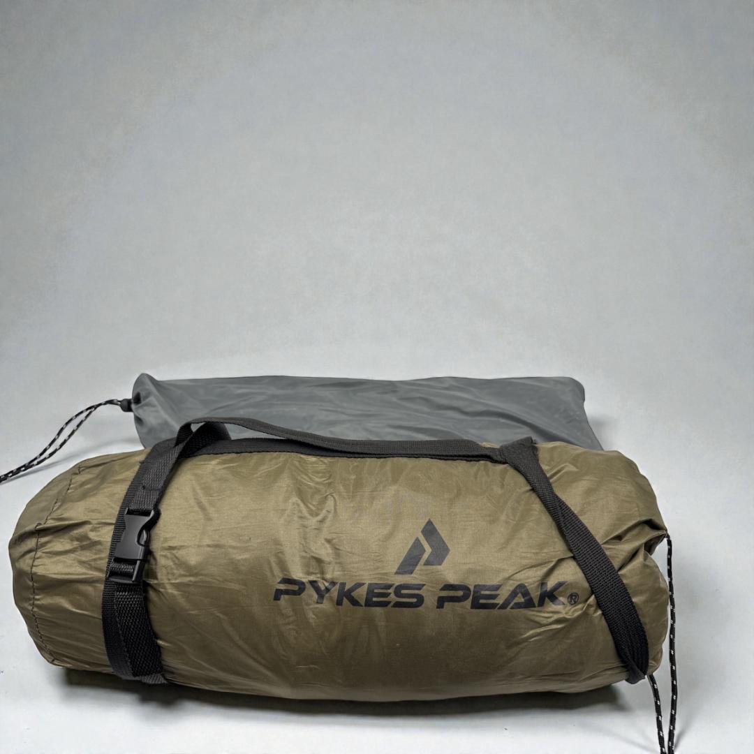 PYKES PEAK ソロドームテント 1人用 カーキ ポール付 ※ペグなし