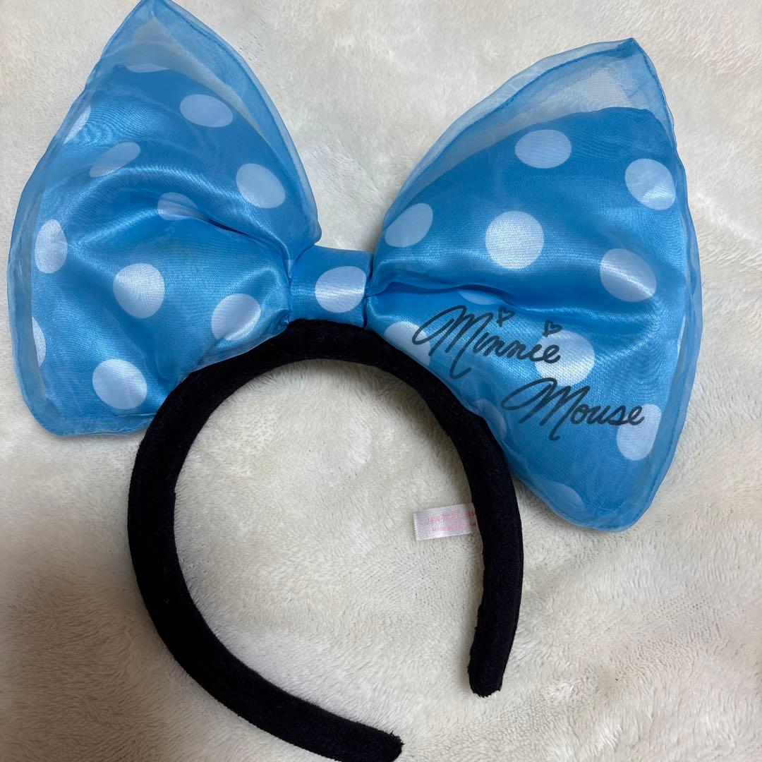 東京ディズニーリゾート　ミニー　水玉　ビッグリボンカチューシャ　5色セット