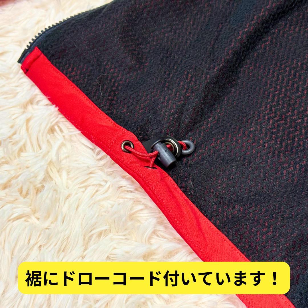 ⭐ほぼ新品　モンベル サイクルシェルジャケット　赤　L　サイクリングウェア自転車