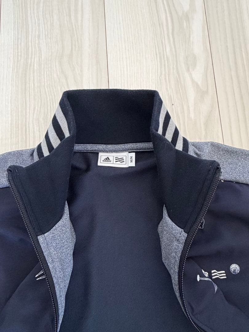 adidas ゴルフ ジャケット ネイビー/グレー