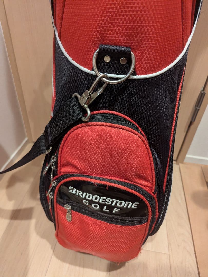 BRIDGESTONE キャディバッグ レッド