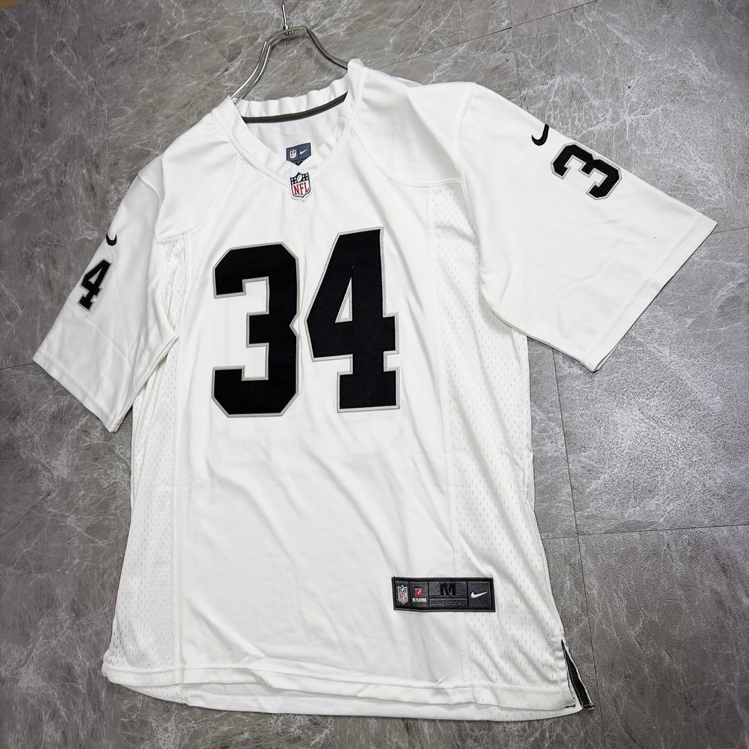 希少 NIKE NFL レイダース ボージャクソン ゲームシャツ 白　M