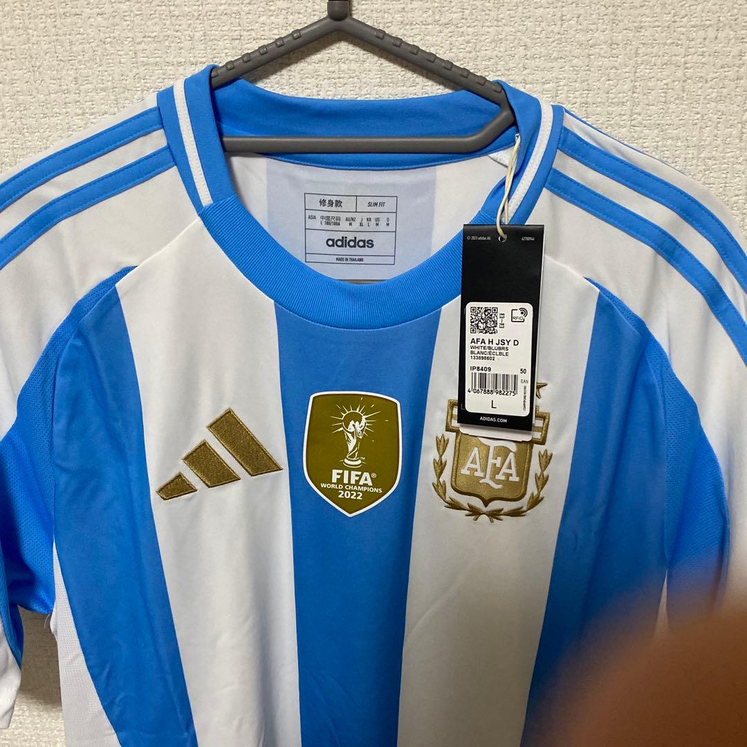 adidas　サッカー　アルゼンチン代表　オーセンティック　ユニフォーム　L