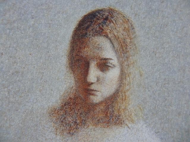 早川俊二、【腕を組む女性（Ｉ）】、希少な画集画、新品高級額 額装付、状態良好